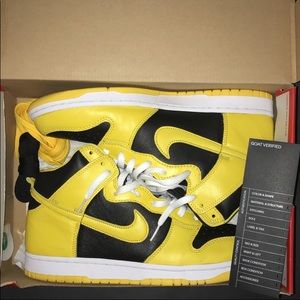 Nike dunk Iowa with GOAT verification